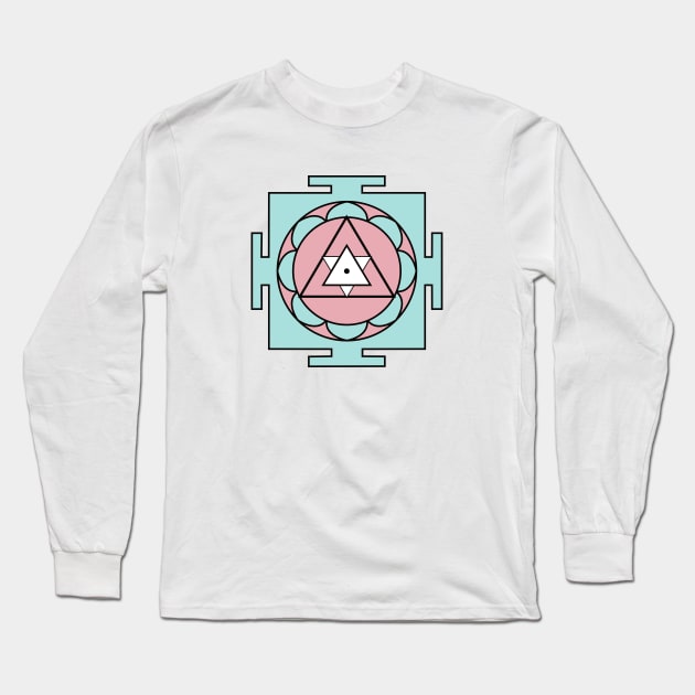 Yantra #24 Long Sleeve T-Shirt by Olga Berlet